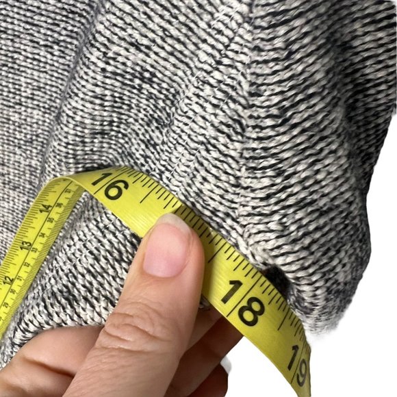 MM Couture Miss Me Black Cream Grey Beaded Button Up Cardigan Medium - Picture 8 of 8